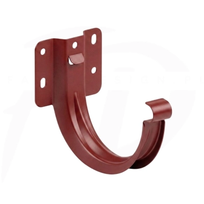 Hak doczołowy stalowy ⌀ 125 firmy KROP kolor czerwony